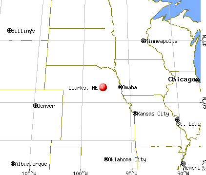 Clarks, Nebraska map