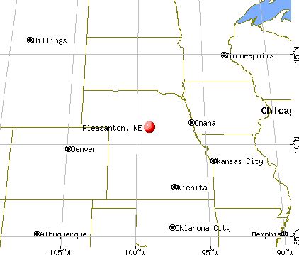 Pleasanton, Nebraska map