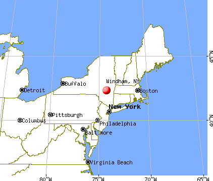 Windham, New York map