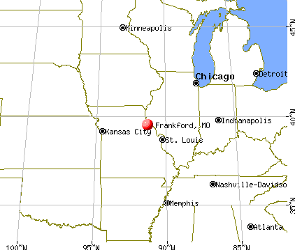 Frankford, Missouri map
