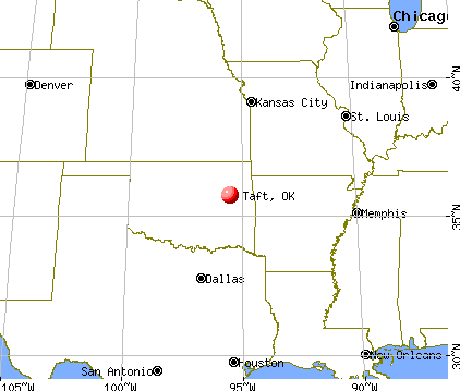 Taft, Oklahoma map