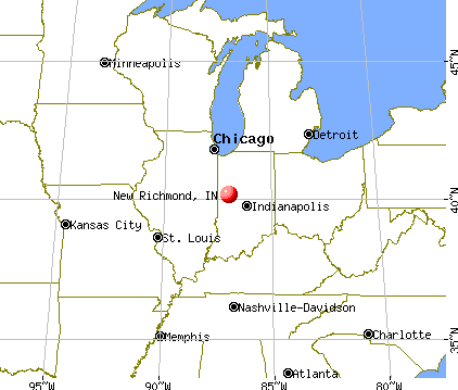 New Richmond, Indiana map