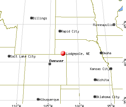 Lodgepole, Nebraska map