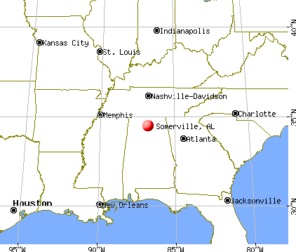 Somerville, Alabama map
