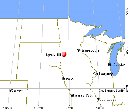 Lynd, Minnesota map