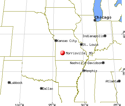 Morrisville, Missouri map