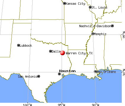 Warren, Texas map
