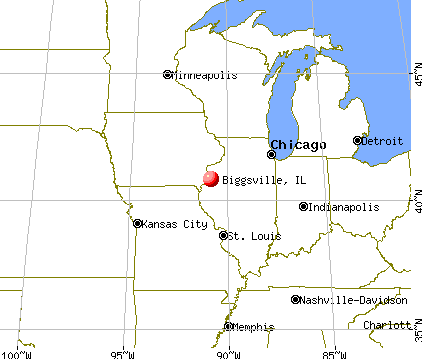 Biggsville, Illinois map