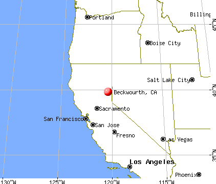 Beckwourth, California map