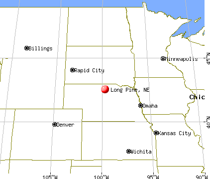 Long Pine, Nebraska map