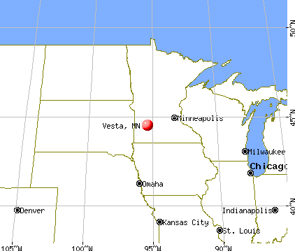 Vesta, Minnesota map