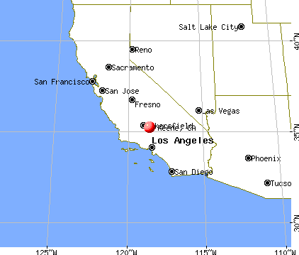 Keene, California map