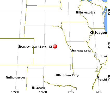 Courtland, Kansas map