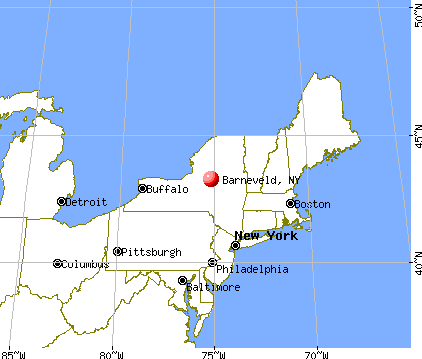 Barneveld, New York map