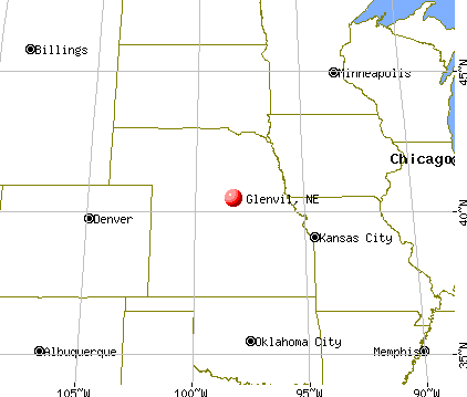 Glenvil, Nebraska map