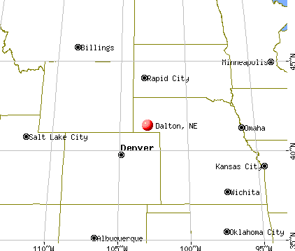 Dalton, Nebraska map