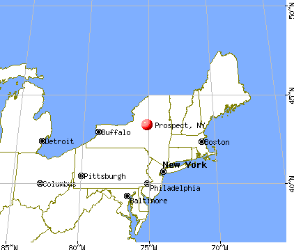 Prospect, New York map
