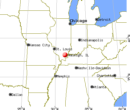 Raleigh, Illinois map