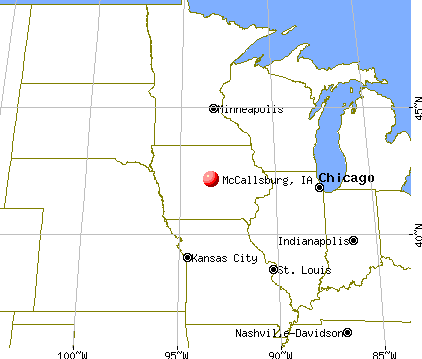 McCallsburg, Iowa map