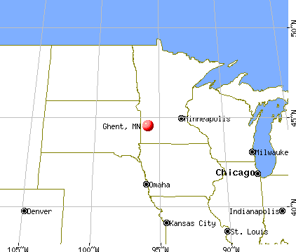 Ghent, Minnesota map