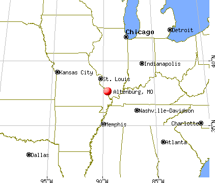 Altenburg, Missouri map