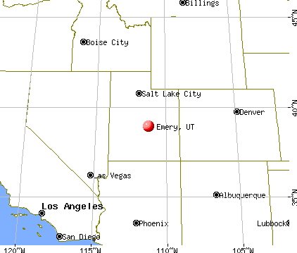 Emery, Utah map