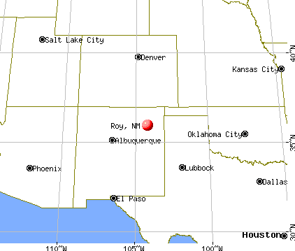Roy, New Mexico map