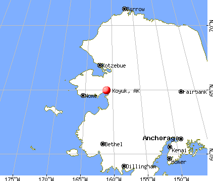 Koyuk, Alaska map