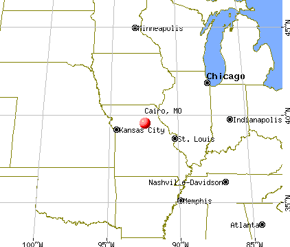 Cairo, Missouri map