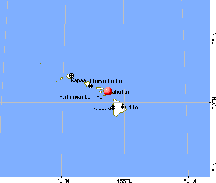 Haliimaile, Hawaii map