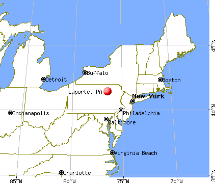Laporte, Pennsylvania map