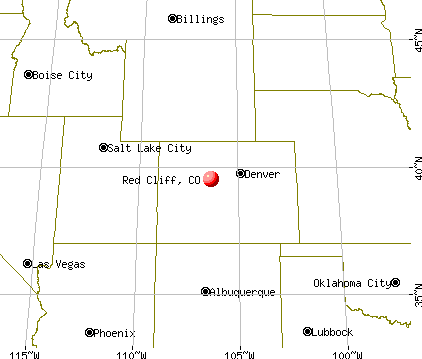Red Cliff, Colorado map