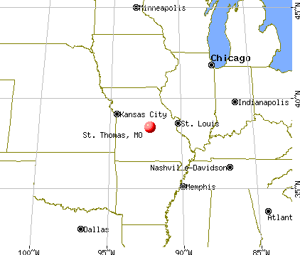 St. Thomas, Missouri map