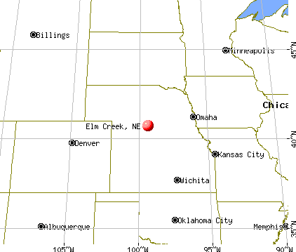 Elm Creek, Nebraska map