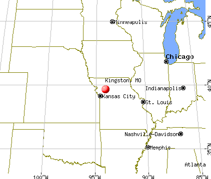 Kingston, Missouri map