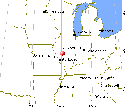 Nilwood, Illinois map