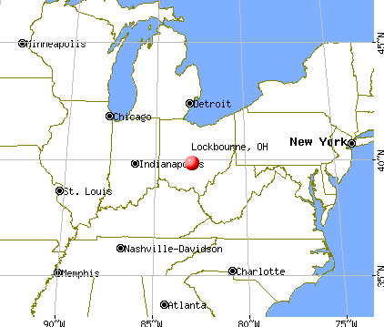 Lockbourne, Ohio map