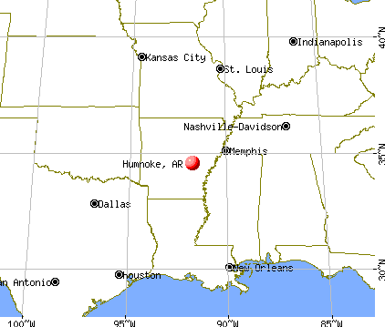 Humnoke, Arkansas map