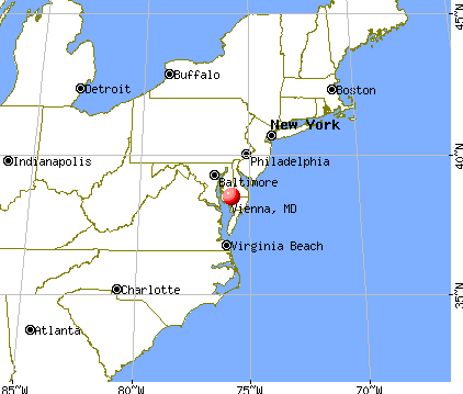 Vienna, Maryland map