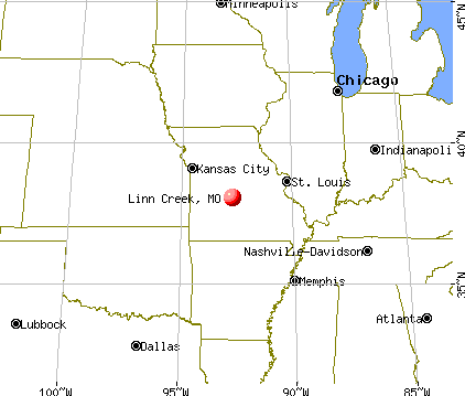 Linn Creek, Missouri map