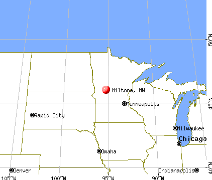 Miltona, Minnesota map