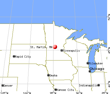 St. Martin, Minnesota map