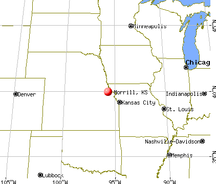 Morrill, Kansas map