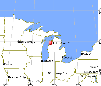Lake Ann, Michigan map