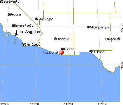 Amado, Arizona map