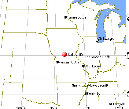 Galt, Missouri map
