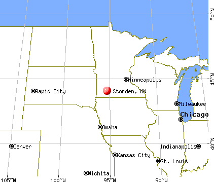 Storden, Minnesota map