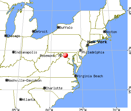 Rosemont, Maryland map