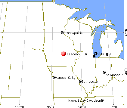 Liscomb, Iowa map