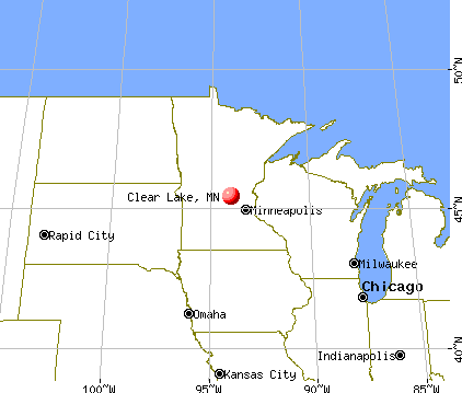 Clear Lake, Minnesota map